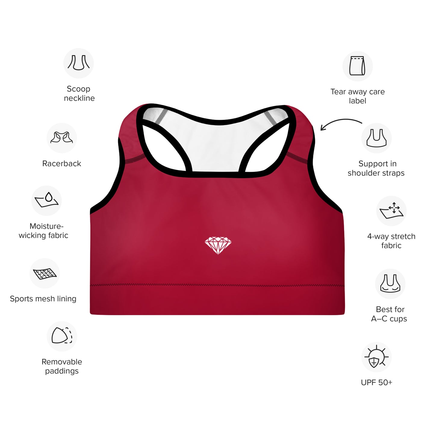 Sport Bra Rojo