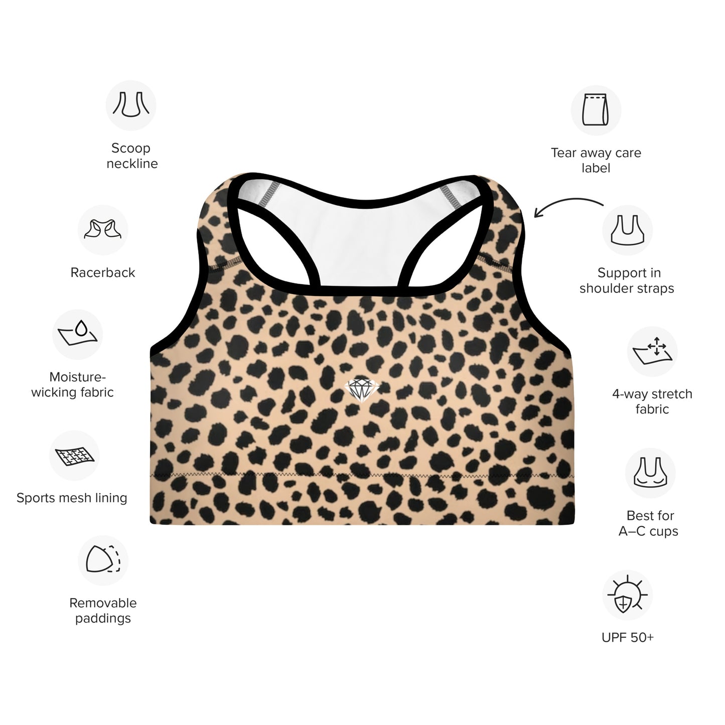 Sport Bra Animal Print