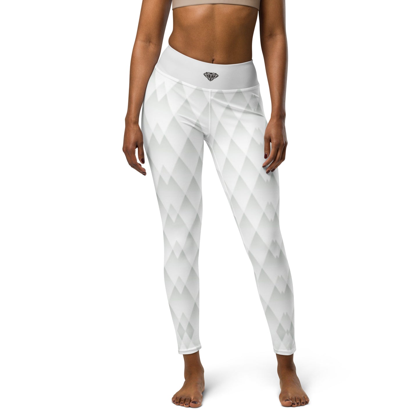 Leggings Blanco Geométrico